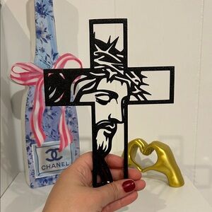 Hand Crafted Jesus Cross Wall Art